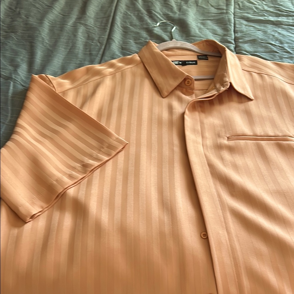 Casual Button Down Shirt with Short Sleeves